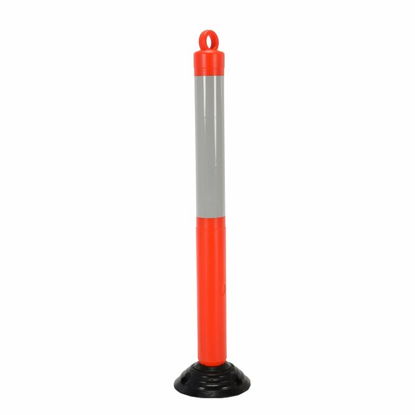 Vestil Orange Plastic Bollards, 47.25" Height OPBOL-47
